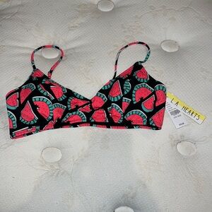 PacSun LA Hearts Watermelon Swim Top